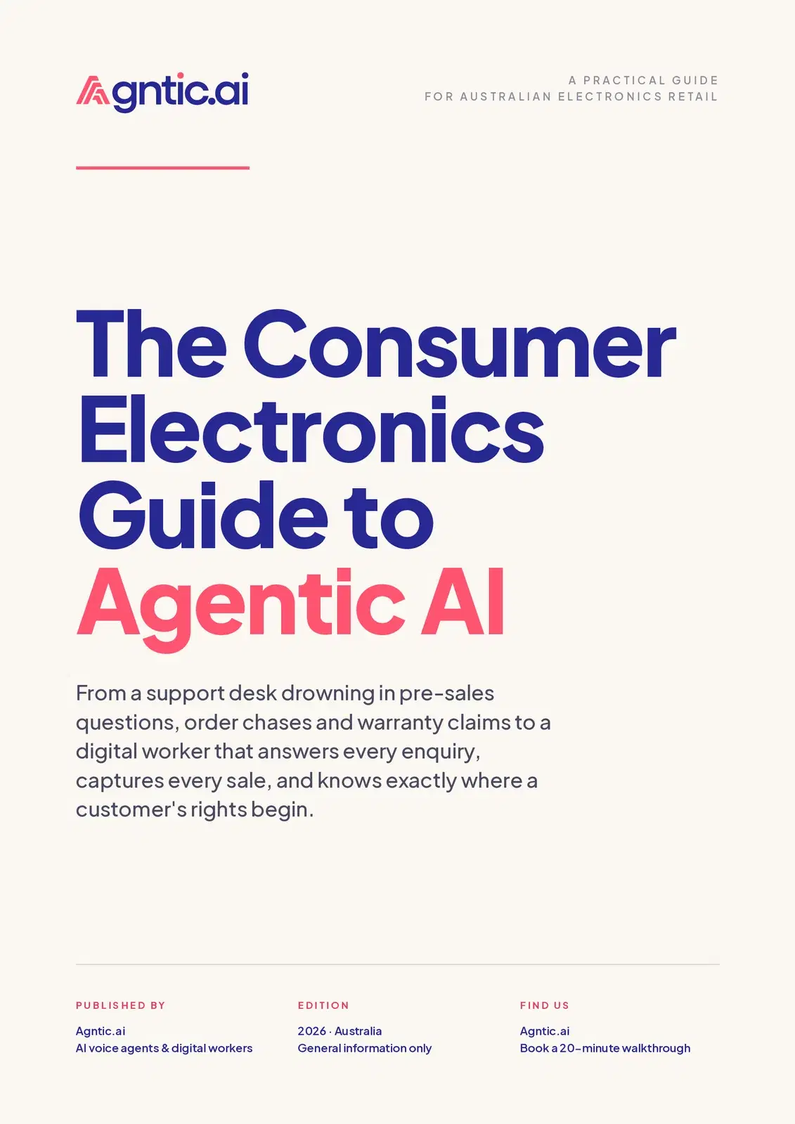 The consumer electronics guide to agentic AI.