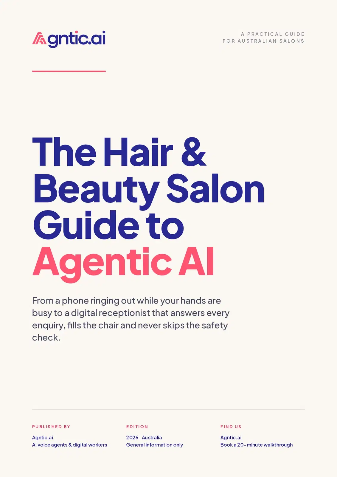 The hair & beauty salon guide to agentic AI.
