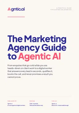 The marketing agency guide to agentic AI. cover