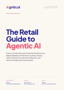 The retail guide to agentic AI. cover