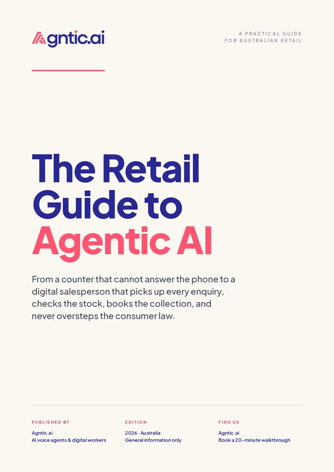The retail guide to agentic AI.