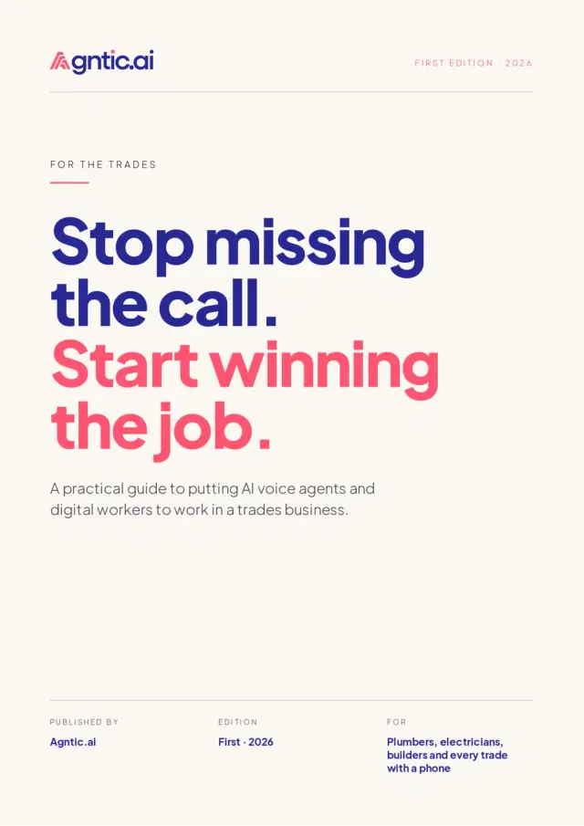 The trades guide to agentic AI. cover